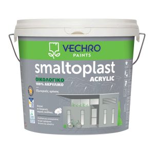 Vechro Smaltoplast  Ακρυλικό Οικολογικό για Εξωτερική Χρήση Λευκό