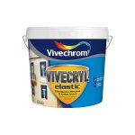 Vivechrom VIVECRYL ELASTIC ECO Ακρυλικό Οικολογικό Χρώμα για Εξωτερική Χρήση  ΛΕΥΚΟ