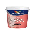 Vivechrom Super Neopal Πλαστικό Χρώμα για Εσωτερική Χρήση ΛΕΥΚΟ