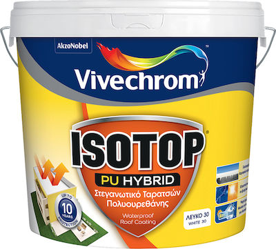 xlarge_20210222142320_vivechrom_isotop_pu_hybrid_3lt Vivechrom ISOTOP PU HYBRID Ελαστομερές Ακρυλικό Επαλειφόμενο Στεγανωτικό Πολυουρεθάνης Λευκό - Image 1