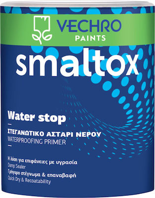 xlarge_20211020121917_vechro_smaltox_water_stop_0_75lt Vechro SMALTOX WATER STOP Στεγανωτικό Αστάρι Νερού Κατάλληλο για Τοιχοποιία - Image 1