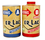 ER-LAC ΒΕΡΝΙΚΙ ΠΑΤΩΜΑΤΟΣ GLOSS ( A B SET) 2 ΣΥΣΤΑΤΙΚΩΝ