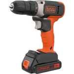 BLACK & DECKER Δραπανοκατσάβιδό 18V, μπαταρία 1Χ1,5Ah