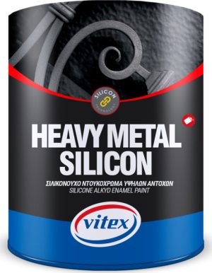 Vitex Αντισκωριακό Βερνικόχρωμα Heavy Metal Silicon 2.5lt Λευκό Σατινέ