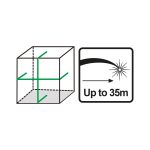 Γραμμικό Αλφάδι Laser Πράσινης Δέσμης Ingco HLL156601 - Image 3