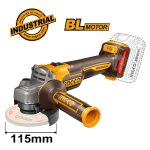 Ingco Σετ Γωνιακός Τροχός & Δραπανοκατσάβιδο Brushless 20V με 2 Μπαταρίες 4Ah - 2Ah και Θήκη - Image 3