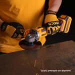 Iσχυρός Γωνιακός Τροχός Μπαταρίας 125mm 20V Li-Ion SOLO 1200W!!! - Image 3