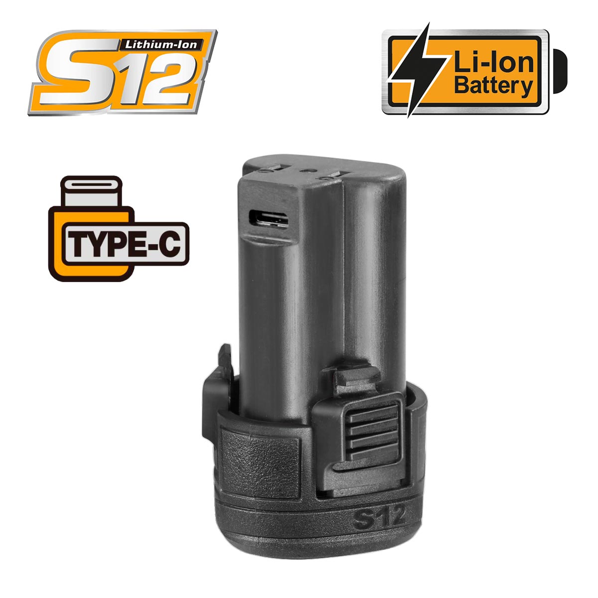 FBLI12153E-1 Μπαταρία 12V 1.5Ah Li-Ion USB Type-C INGCO - Image 1