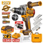 Κρουστικό Δραπανοκατσάβιδο Compact Μπαταρίας 20V Li-Ion 166Nm με Jacobs Τσοκ CIDLI201668E