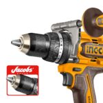 Κρουστικό Δραπανοκατσάβιδο Compact Μπαταρίας 20V Li-Ion 166Nm με Jacobs Τσοκ CIDLI201668E - Image 4