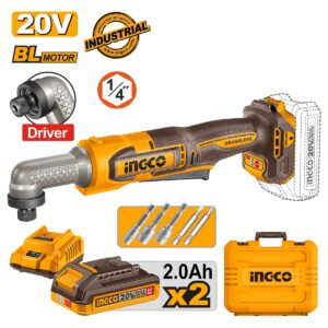 Παλμικό Γωνιακό Κατσαβίδι 1/4" Hex Μπαταρίας 20V Li-Ion 80Nm CAIRLI208E