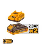 Παλμικό Γωνιακό Κατσαβίδι 1/4" Hex Μπαταρίας 20V Li-Ion 80Nm CAIRLI208E - Image 2
